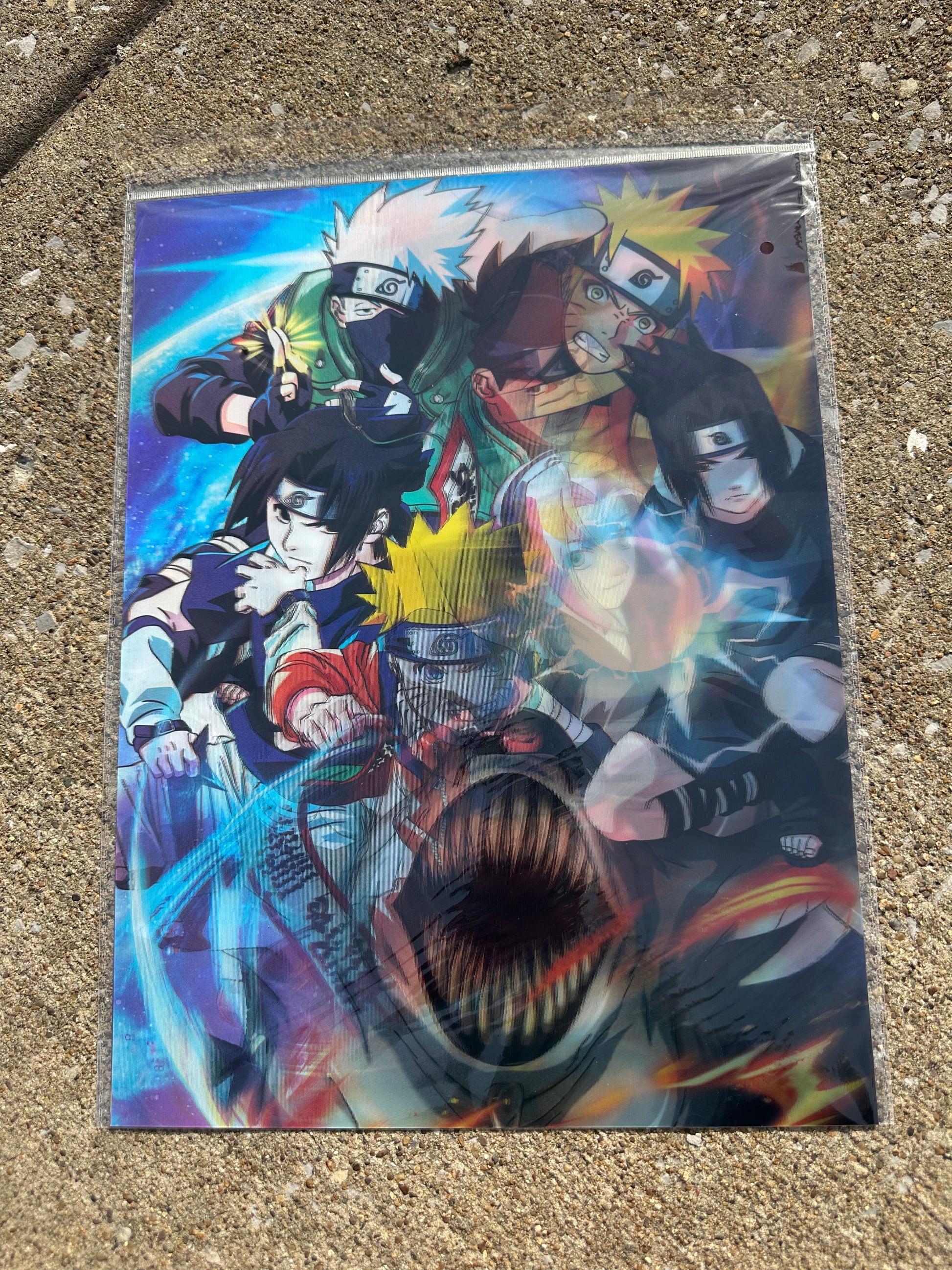 Naruto 3D Holographic Poster