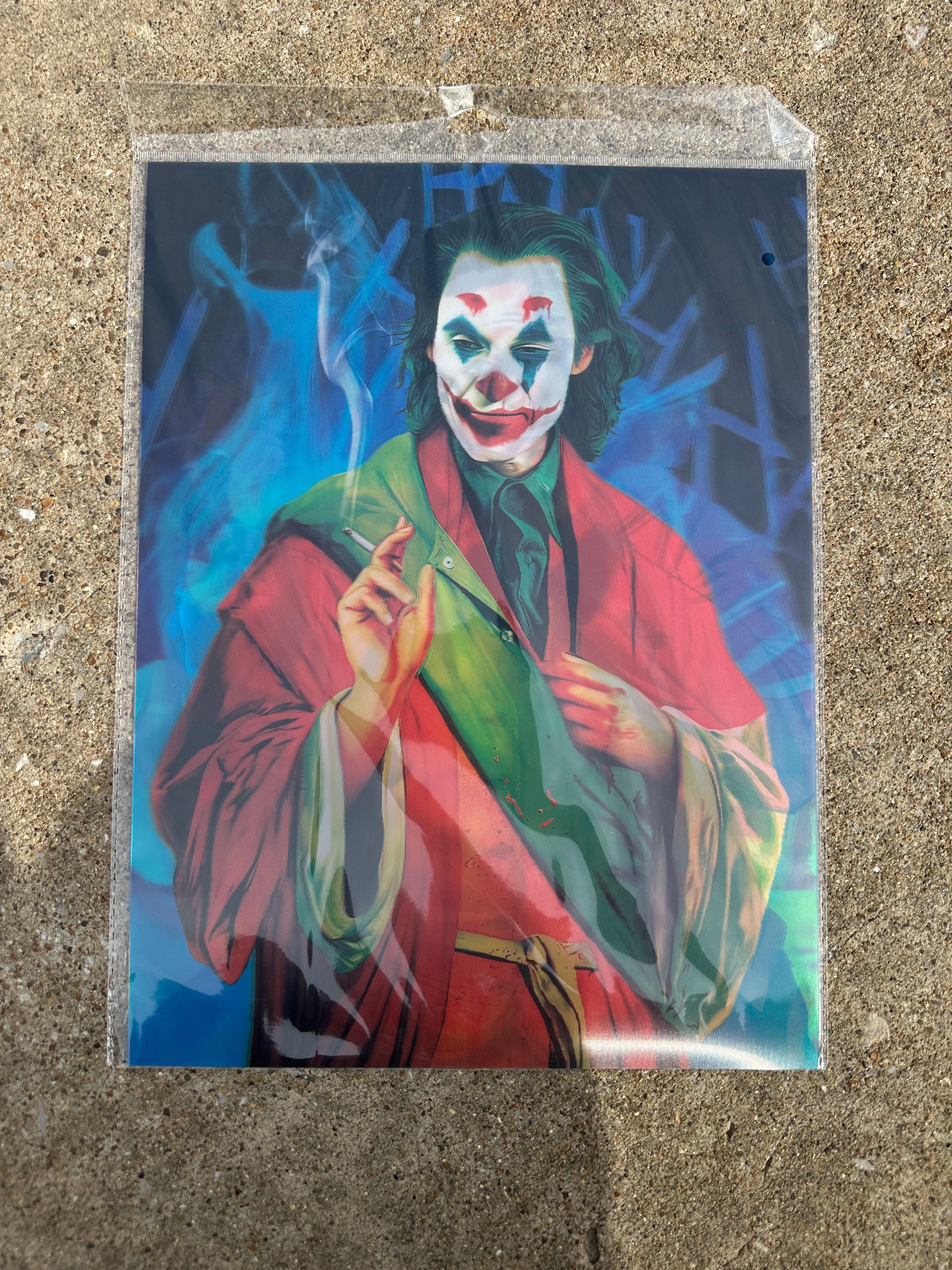 Joker 3D Holographic Poster