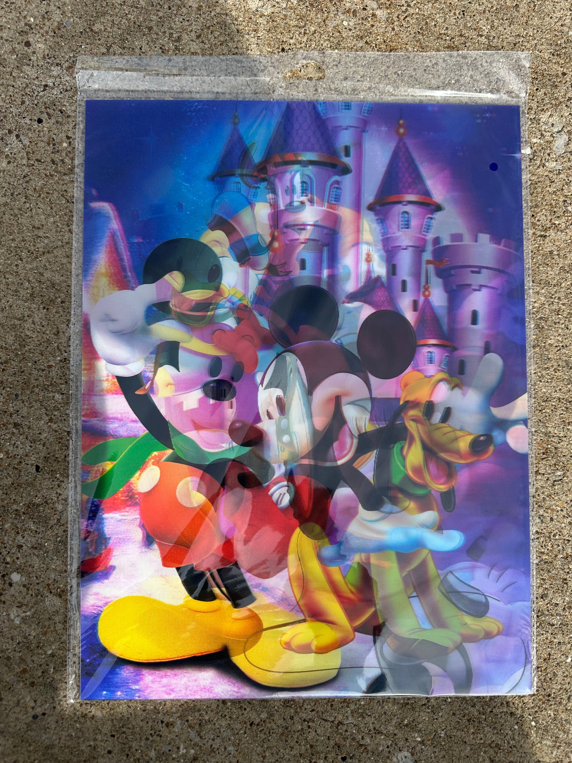 Mickey Mouse 3D Holographic Poster