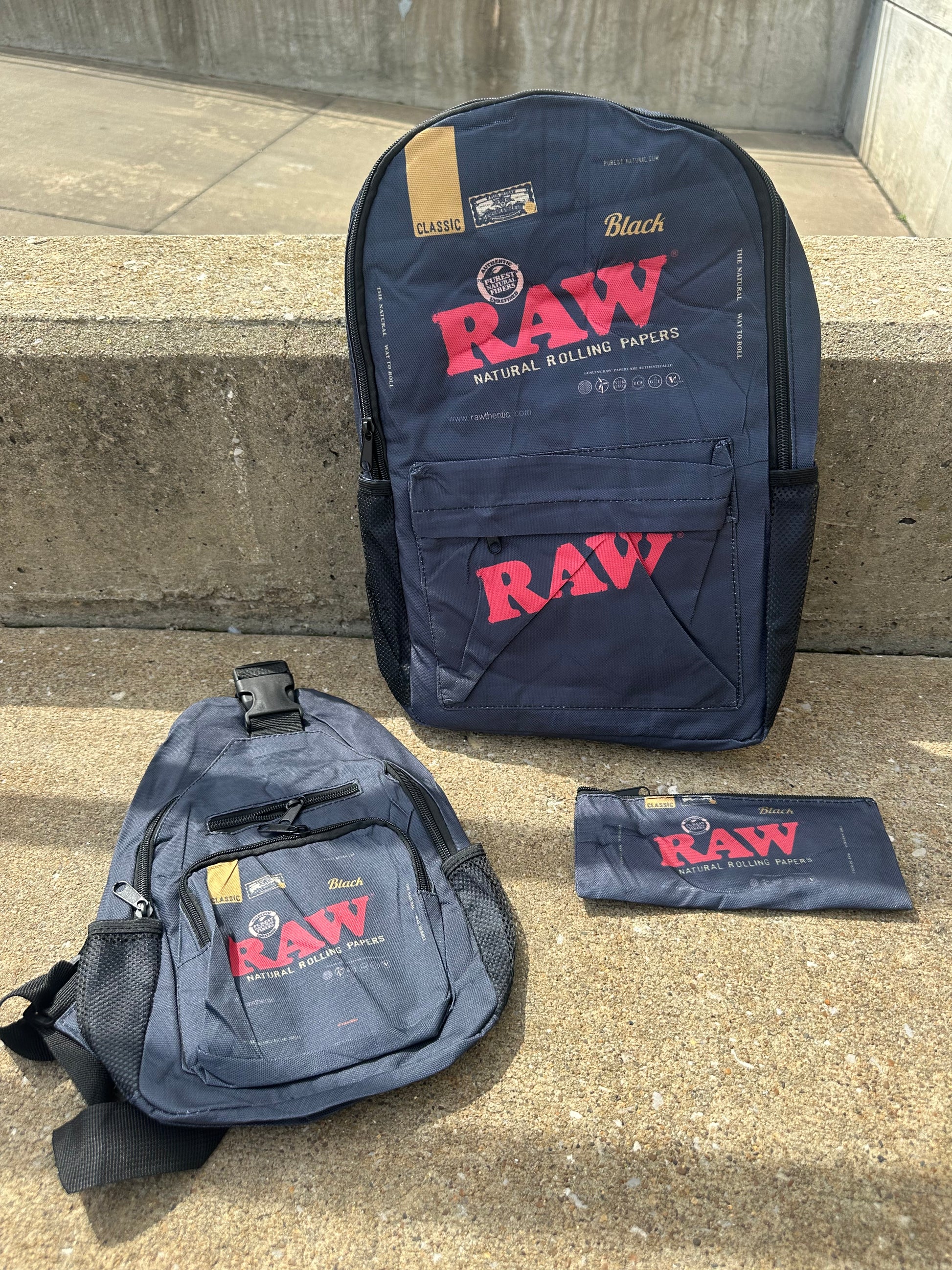 RAW Backpack Set (3 Piece Set)