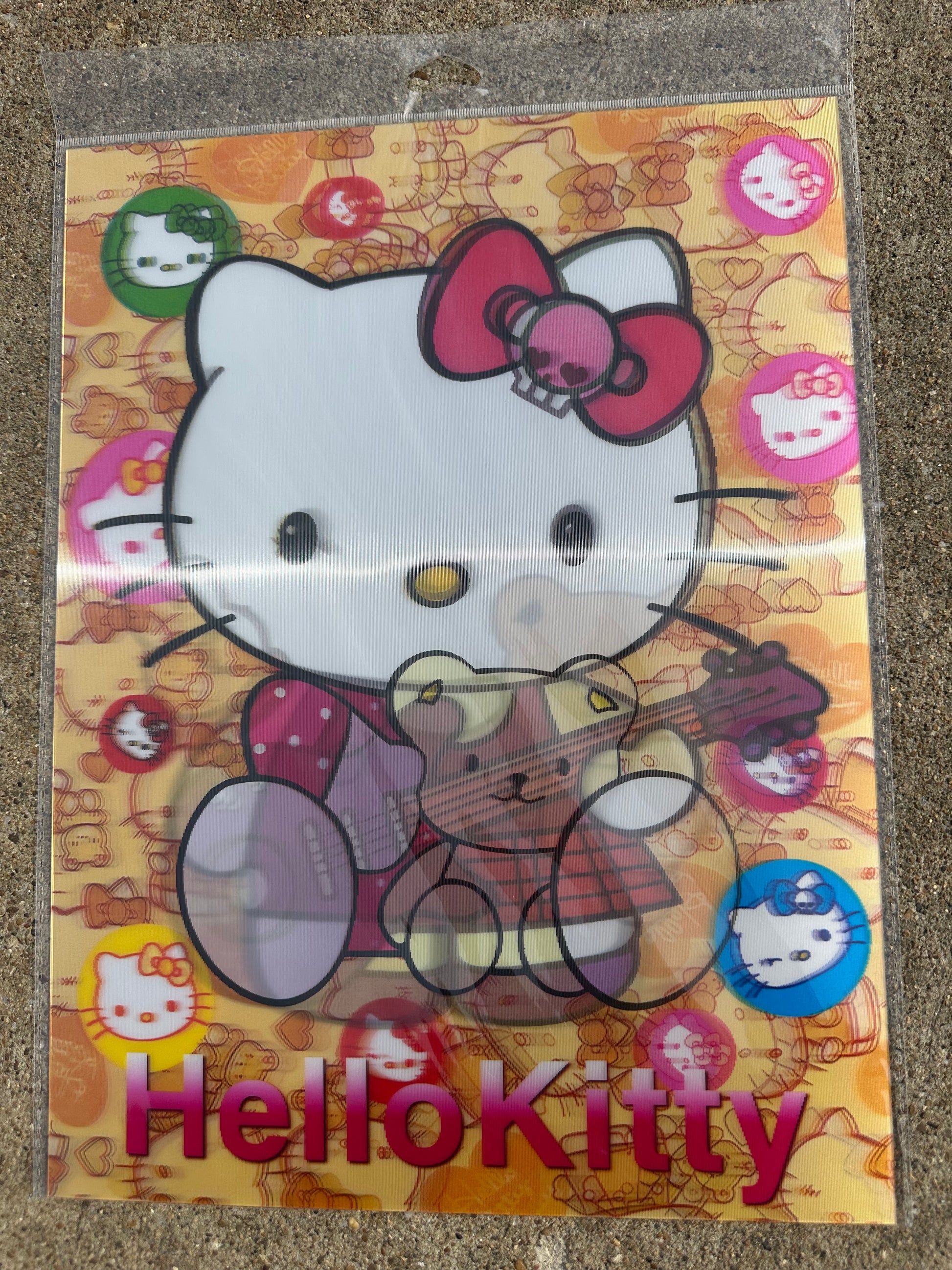 Hello Kitty 3D Holographic Poster