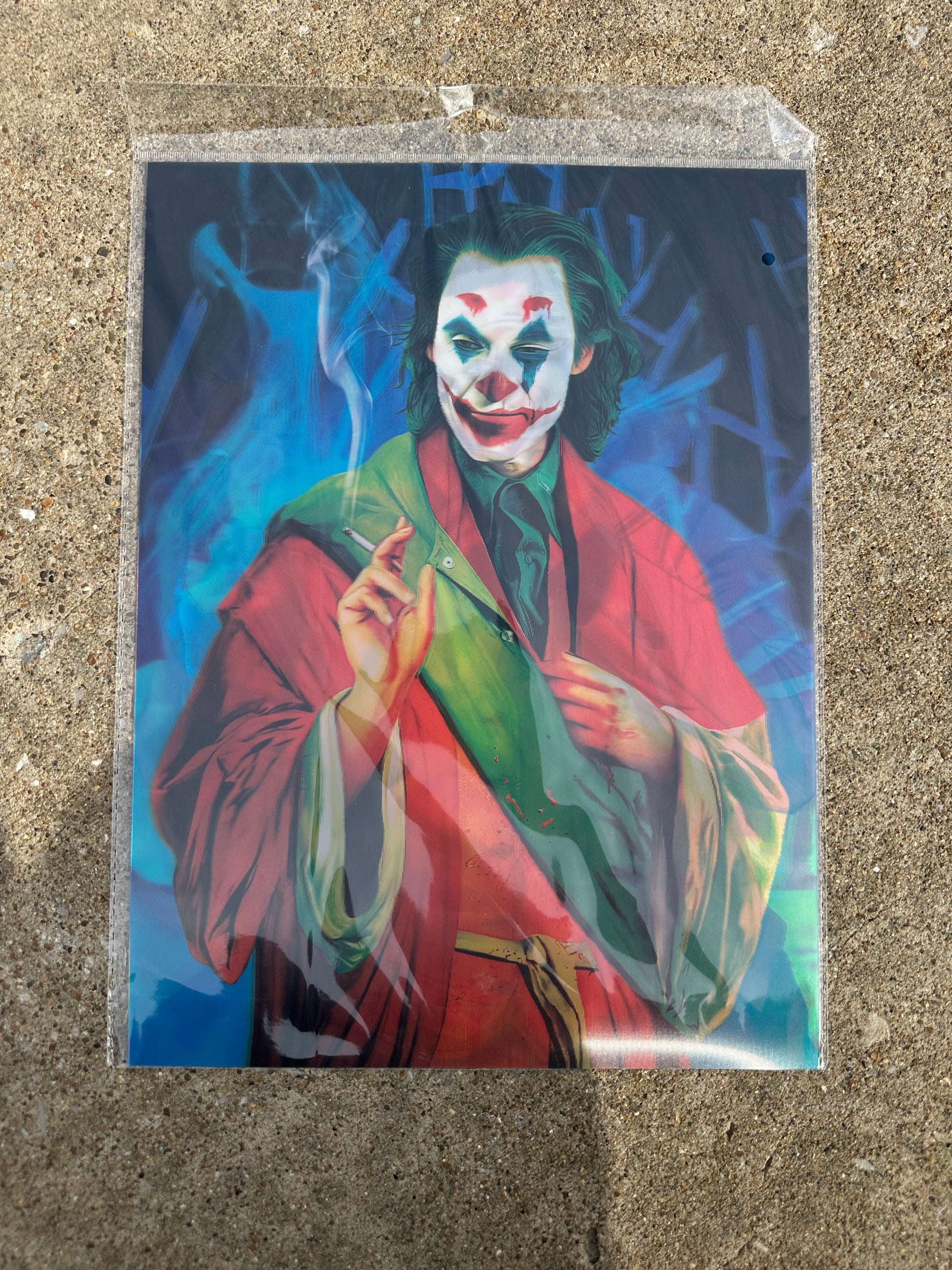 Joker 3D Holographic Poster