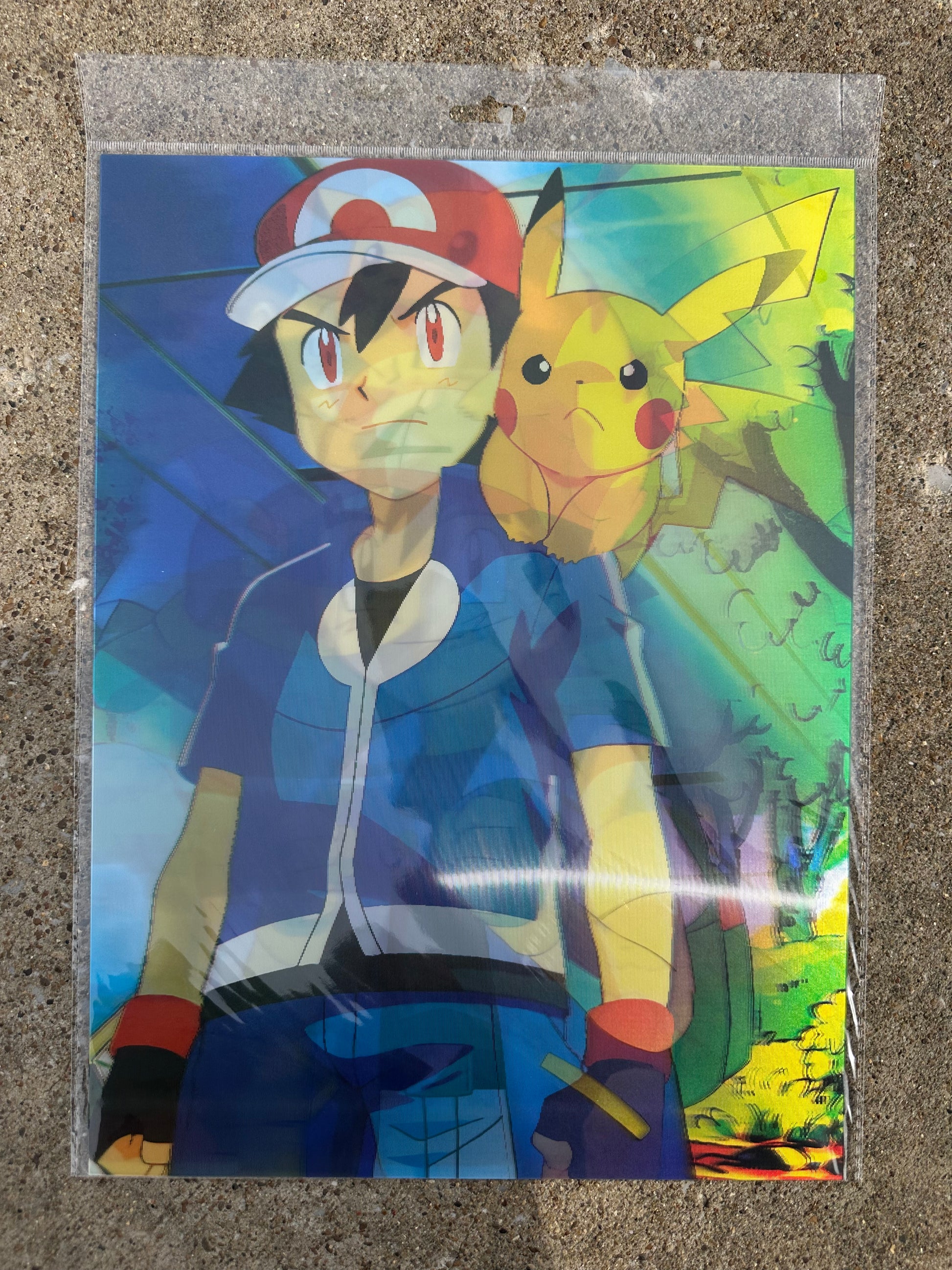 Pokémon 3D Holographic Poster