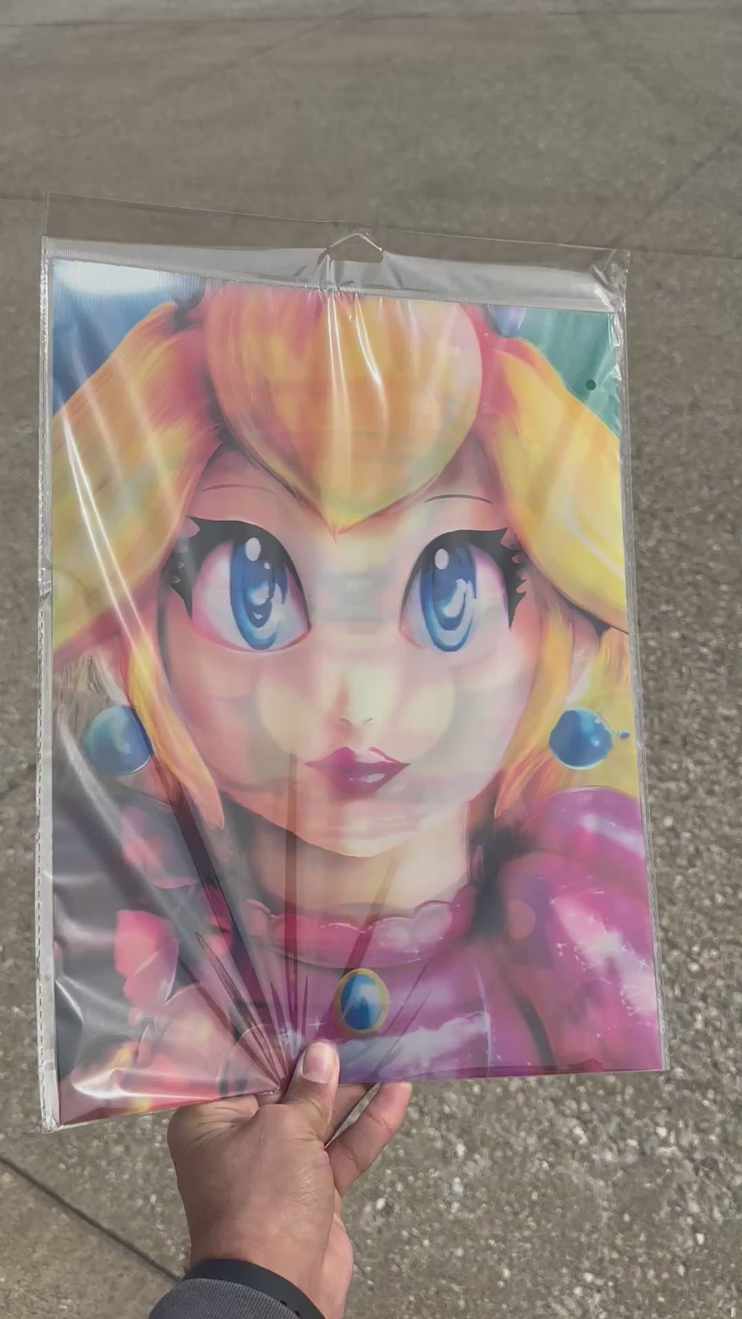 Mario 3D Holographic Poster